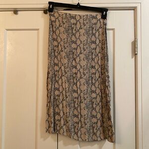 American Eagle Snake Skin‎ Midi Skirt